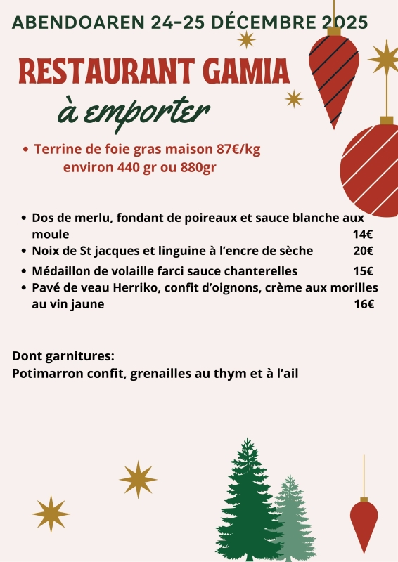 Col de Gamia - Restaurant Bussunarits-Sarrasquette - les meilleurs restaurant de BUSSUNARITS-SARRASQUETTE